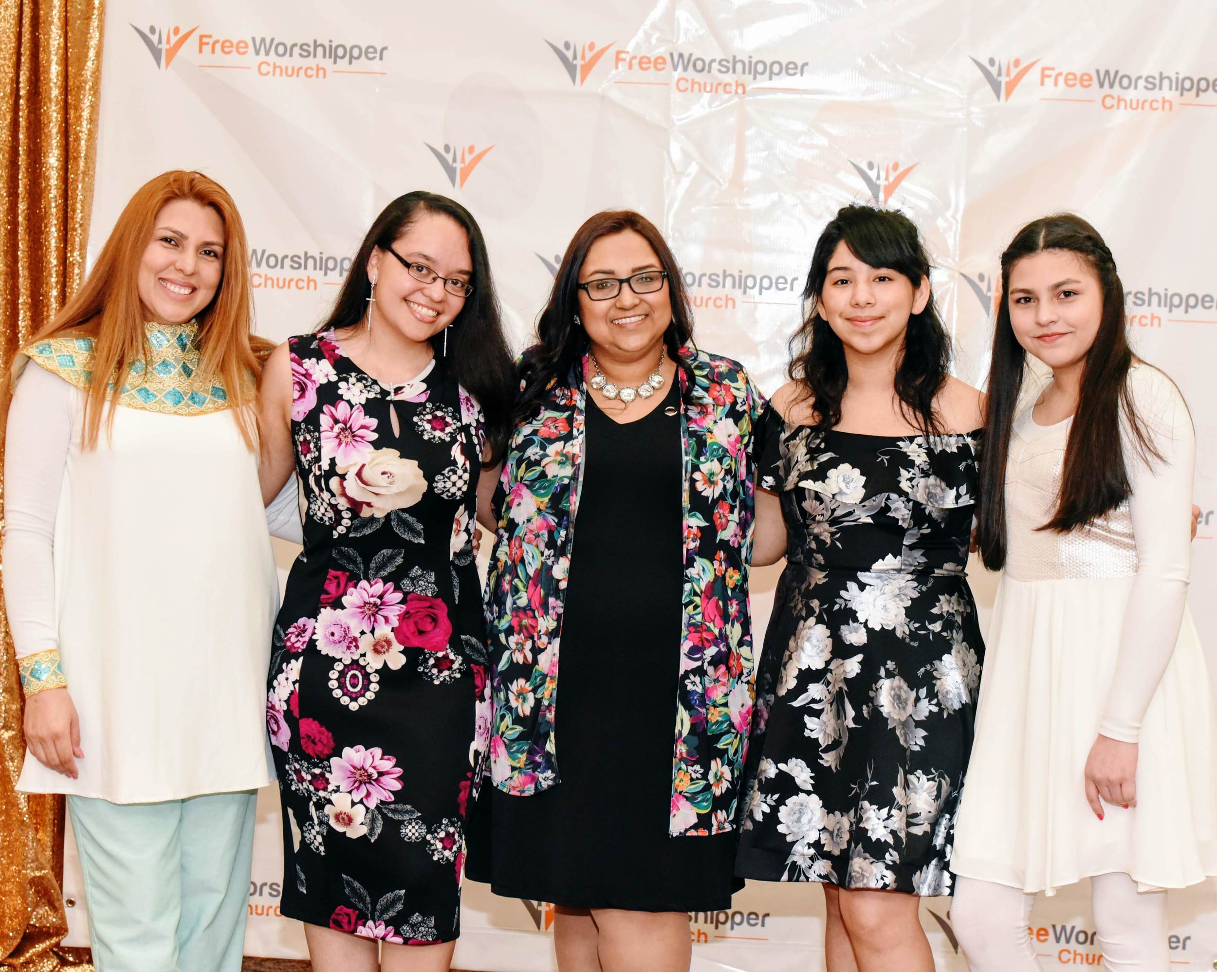 Group portrait at a Free Worshipper Church event